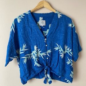 RAILS | aloha print blouse